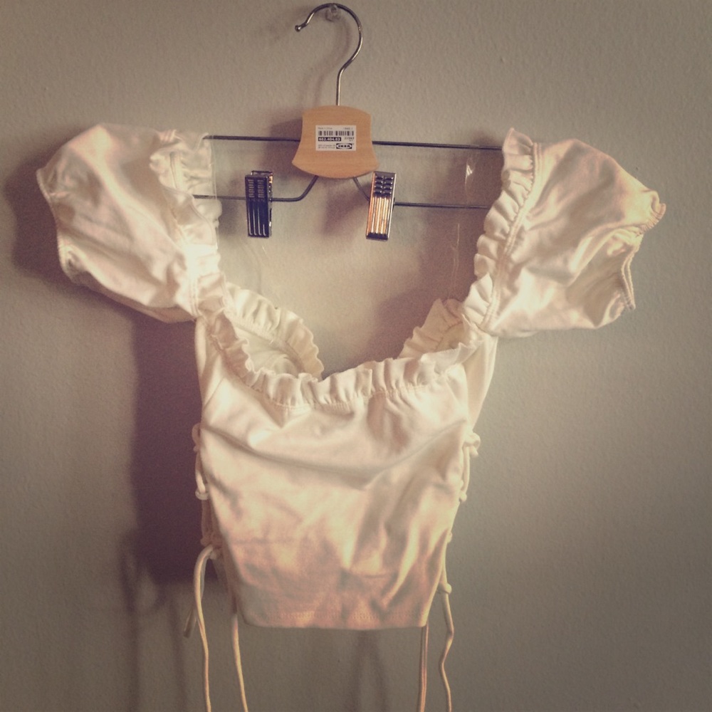 Charlotte Russe Cropped Blouse